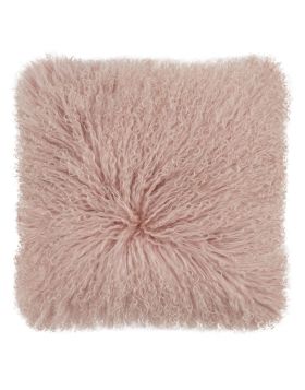 Mongolian Sheepskin Cushion | Rose | The Pot Project