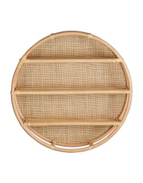 Round Hanging Shelf | Luna | Natural | The Pot Project