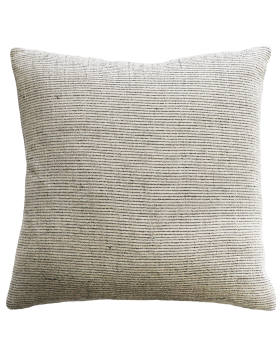 Sandridge Cushion | Black/Linen | The Pot Project