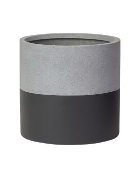 Cylinder Pot | Black | Bottom Dip  | The Pot Project