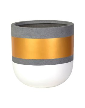 Classic Pot |Gold Stripe| Black Pot | The Pot Project