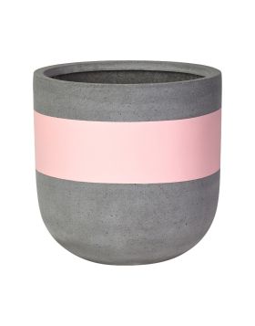 Classic Pot - Pink Single Stripe