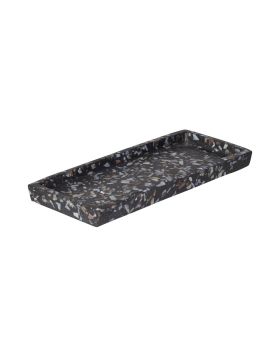 Tray | Rectangle | Seashell | Black | The Pot Project